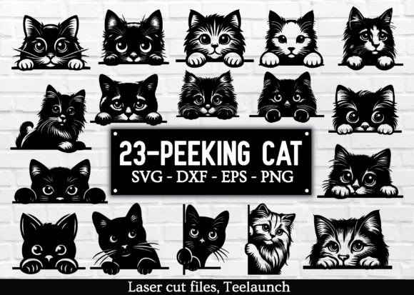 23-PEEKING CAT SVG Bundle Review for Embroidery Projects