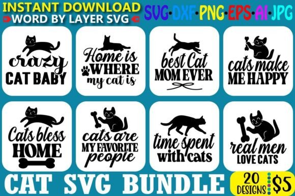 Cat SVG Bundle Vol.6 Review for Embroidery Projects