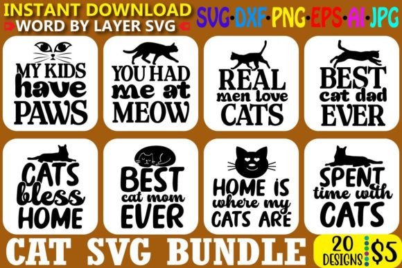 Cat SVG Bundle Vol.7 Review