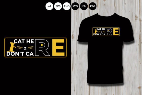 Cat Typography T Shirt Design Review