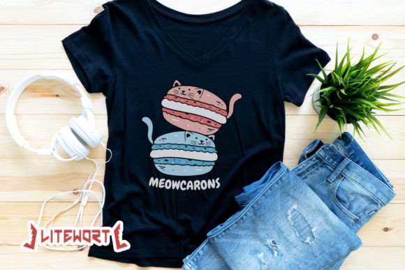 Meowcaron Cat Macaron Pun SVG Review